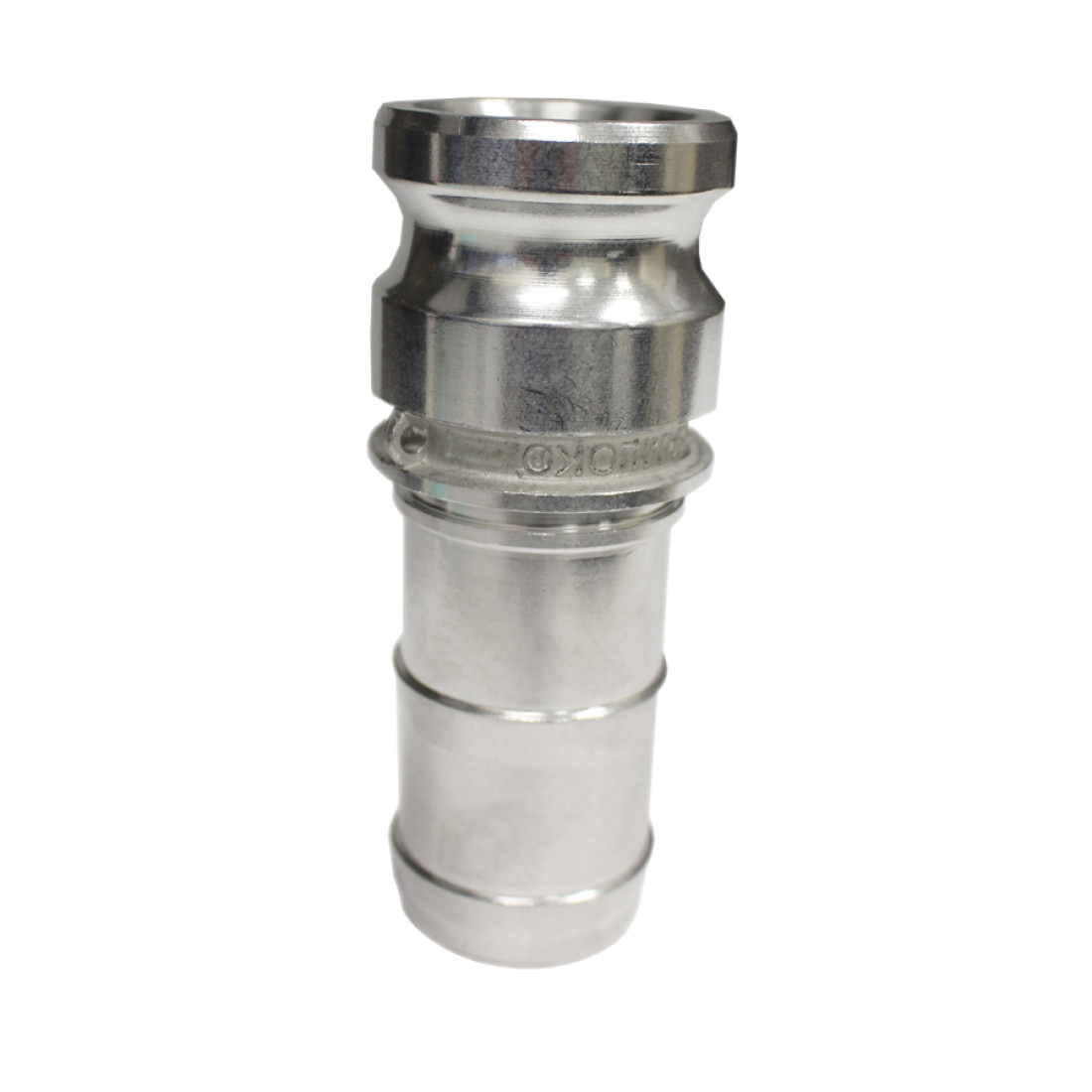 4" Aluminum Male Adaptor x Hose Shank Camlock Fittings